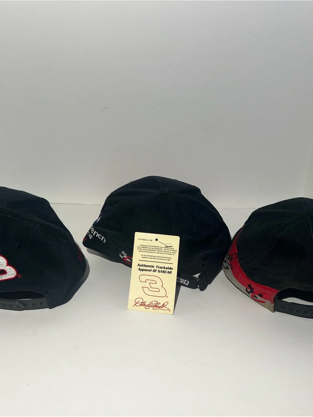 Lot‎ of 3 Vintage Dale Earnhardt Goodwrench Service SnapBack Hats